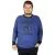 Büyük Beden Erkek Sweatshirt Fifty Eight 19137 İndigo INDIGO