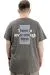 Büyük Beden Baskılı Erkek T-Shirt Bisiklet Yaka TIME U24036 Haki HAKI