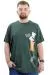 Büyük Beden Erkek Baskılı T-Shirt Bisiklet Yaka ROCK TIMES U24037 Nefti NEFTI