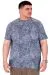Big Size Mens Tshirt Indigo U20037