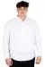 Big Size Mens long arm shirt Classic OXFORD U20368 White