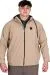 Big Size Mens Hooded Coat Waterproof Softshell 21235 Beige