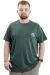 Big+Mens T-shirt Crew Neck THE OTHER SIDE U24039 Naphtha
