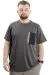 Big Size Crew Neck Man T-shirt THINKERS U24043 AntraMelange