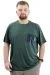 Big Size Crew Neck Man T-shirt REFILL U24044 Naphtha