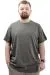 Big Size Mens T-Shirt Crew Neck SIMPLICITY U24046 Khaki