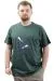 Mens Big Size T-shirt Crew Neck SOON U24061 Naphtha