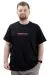 Mens Big Size T-shirt Crew Neck AMBITIONS U24063 Black