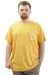 Big Size Mens T-shirt Crew Neck DONT STRESS U24064 Hardal