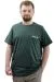 Big Size Mens T-shirt Crew Neck T-Shirt TOUCH U24066 Naphtha