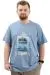 Big Size Mens T-shirt Crew Neck ANOTHER DAY U24070 Blue
