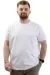 Big Size Mens T-Shirt Basic Elastic Crew Neck T-shirt THIS IS ME U24076 White