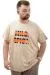 Big Size Mens T-shirt Crew Neck MILD U24080 Beige