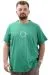Big Size Mens T-shirt Crew Neck NEW YORK U24081 Green
