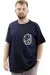 Big Size Mens T-shirt Crew Neck CHANGE U24084 Navy Blue