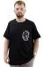 Big Size Mens T-shirt Crew Neck CHANGE U24084 Black