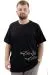 Big+Mens T-Shirt BELIEF U24085 Black