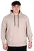 Big Size Mens Basic Sweatshirt Hooded Kangaroo Pocket U24166 Grey