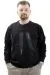 Big Size Mens Sweathirt Crew Neck HV U24170 Black