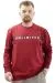 Big Size Mens Sweathirt Crew Neck UNLIMITED U24171 Burgundy