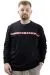 Big Size Mens Sweathirt Crew Neck UNLIMITED U24171 Navy Blue