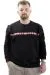 Big Size Mens Sweathirt Crew Neck UNLIMITED U24171 Black