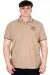 Big Size Mens Polo T-shirt Waffle Mr.Polo U24298 Beige
