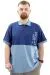 Big Size Mens Polo T-Shirt POLO SPORT U24323 Blue