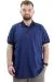 Big Size Mens T-Shirt Polo Classic U24328 Indigo