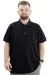 Big Size Mens T-Shirt Polo Classic U24328 Black