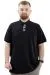 Mens Big Size Polo T-shirt POLO U24335 Black