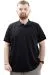 Big Size Mens T-Shirt Polo Classic U24336 Black