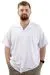 Big Size Mens Shirt Apas Collar JAKAR U24380 White