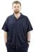Big Size Mens Shirt Apas Collar JAKAR U24380 Navy Blue