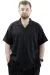 Big Size Mens Shirt Apas Collar JAKAR U24380 Black