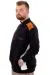 Big Size Mens Sweatshirt dog collar Zipper BROOKLYN U24522 Black
