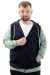 Big Size Mens Sweatshirt Zipper Hooded SPORT U24523 Navy Blue