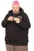 Plus Size Mens Sweatshirt u24538 BLACK