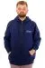 Mens Big Size Sweatshirt Sırt inside with chardonnay CITY U24541 Indigo