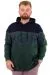 Big Size Mens Hooded Sweatshirt with pocket DANGEROUS U24542 Naphtha