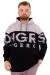 Big Size Mens Hooded Sweatshirt with pocket DANGEROUS U24542 Black
