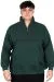 Big Size Mens Sweatshirt Zipper dog collar U24543 Naphtha