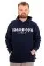 Mens Big Size Sweatshirt with pocket VAGABOND U24546 Navy Blue