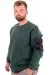 Big Size Mens Sweatshirt Three yarn thick inside with chardonnay DIVISION U24548 Naphtha