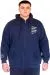 Big Size Mens Hooded Sweatshirt Zipper 3 Yarn BRONX U24560 Indıgo