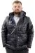 Big Size Mens Quilted Coat Hooded U24605 Navy Blue