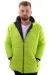 Big Size Mens Coat Hooded U24608 Green