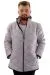 Big Tall Mens Quilted Coat U24609 Grey