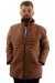 Big Tall Mens Quilted Coat U24609 Brown