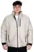 Big Tall Mens Quilted Coat U24613 Beige